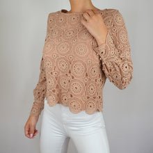 Diane Blouse Perforated Knit